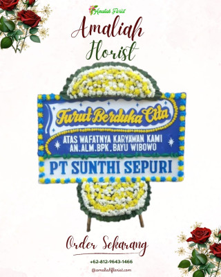 Papan Bunga Duka di Kolese